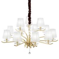 Подвесная люстра Ideal Lux Pegaso SP12 Ottone Satinato 197746