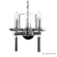 Бра Crystal Lux Marron AP2 Chrome