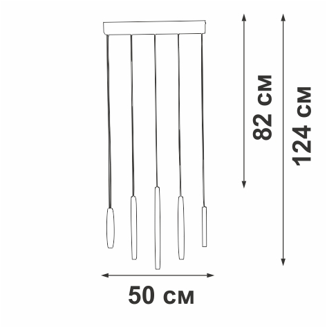 Люстра Vitaluce V2531-1/5S