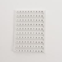 Маркеры для ЗНИ (JXB) с нумерацией 1-10 LD556-2 STEKKER