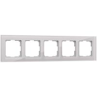 Рамка Werkel Favorit на 5 постов дымчатый W0051117 4690389160189