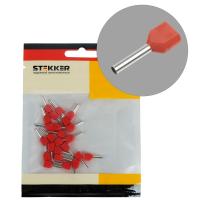 Наконечник штыревой втулочный изолированный НШВИ(2) 1,0-8 (DIY упаковка 25 шт) LD406-1008  50402