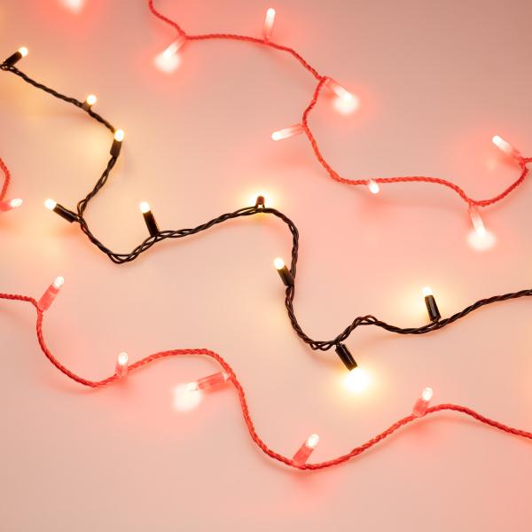 Уличная светодиодная гирлянда Ardecoled нить 230V теплый белый ARD-String-Classic-10000-Black-100Led-Milk-STD Warm 028209