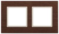 Рамка 2-постовая ЭРА Elegance 14-5302-09 Б0034574