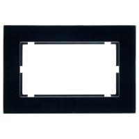 Рамка 2-местная Stekker Катрин черный матовый GFR00-7012-05М 49605