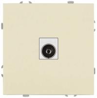 Розетка ЭРА Galaxy 15-3101-02 TV одиночная IP20 слоновая кость Б0070717