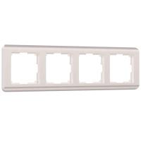 Рамка на 4 поста Werkel Stream перламутровый W0042113 4690389162503