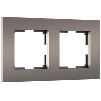 Рамка Werkel Slab на 2 поста бронза матовый W0022963 4690389193408