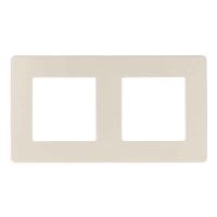 Рамка 2-постовая ЭРА 12 сатин слоновая кость 12-5102-02 Б0052510