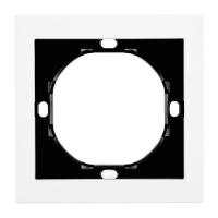 Рамка 1-местная, Stekker Мия, PFR00-3001-01, белая магнолия 50456