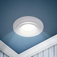 Светильник встраиваемый декоративный ЭРА DK105 WH под лампу MR16 GU5.3 белый Б0058392