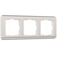 Рамка на 3 поста Werkel Stream перламутровый W0032113 4690389162312