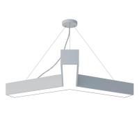 Подвесной светодиодный cветильник Geometria ЭРА Igrek SPO-143-W-40K-056 56Вт 4000К белый Б0050570