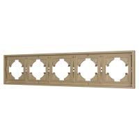 Рамка пластиковая FRM-TENDO-SFPL-5-GD Arlight 054658