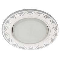 Точечный светильник ЭРА с подсветкой DK LD27 WH/WH Б0037388