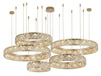 Горизонтальная композиция Newport 8530 из пяти колец золото №185 S8530_185G