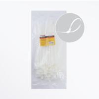 Хомут нейлоновый многоразовый Stekker NYCT80-250 8x250 мм, белый 39083