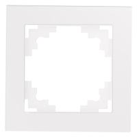 Рамка 1-постовая Stekker Катрин белый GFR00-7001-01 39517