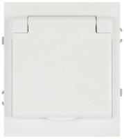 Розетка ЭРА Arktik 16-2103-01 с заземлением 2P+E Schuko со шторками с крышкой 16А-250В белый Б0070434