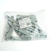 Держатель кабеля для прямого монтажа односторонний ДКО-2 Stekker PMHR1G, серый (20шт в упак) 49566