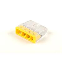 Клемма монтажная 4-проводная Stekker для 1-жильного проводника, LD2273-204 (5 штук в упаковке) 32414