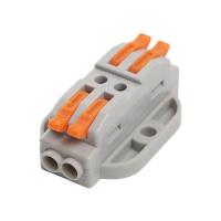 Клемма строительно-монтажная Stekker для подключения фазных проводников 2 контактные группы, (1 ввод,1вывод на полюс) LD222-429 39501