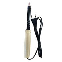 Паяльник с деревянной ручкой 80W, нихромовый нагреватель, долговечное жало, 230В, Stekker PLE110-80 49986