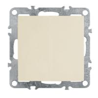 Выключатель 1-клавишный (механизм), Stekker, PSW10-9103-02, 250В, 10А Эрна, слоновая кость 39322