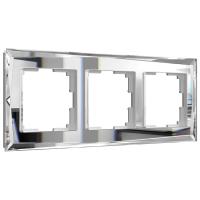 Рамка на 3 поста Werkel Diamant зеркальный W0031220 4690389158834