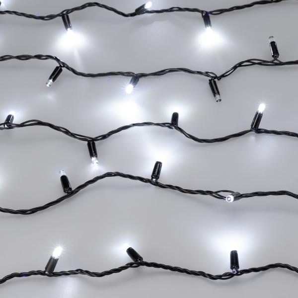 Уличная светодиодная гирлянда Ardecoled нить 230V белый ARD-String-Classic-1000-Black-100Led-Pulse White 031651