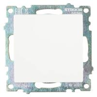 Переключатель перекрестный одноклавишный Stekker Катрин белый GLS10-7110-01 49176