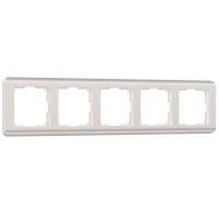Рамка на 5 постов Werkel Stream перламутровый W0052113 4690389162534