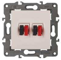 Аудиорозетка двойная ЭРА Elegance 14-3112-02 Б0034327