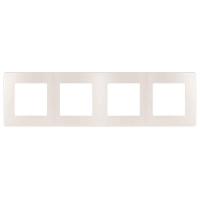 Рамка 4-постовая ЭРА 12 сатин перламутр 12-5104-15 Б0052538