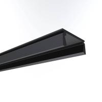 Профиль накладной черный 2м. Apeyron 08-01-01Ч