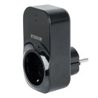 Реле напряжения для розетки Stekker VP-100B-3M, 230В,16A,черный 50688