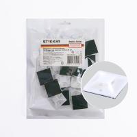 Площадка самоклеющаяся Stekker SMCL3030 30*30 мм под хомуты белый 32936