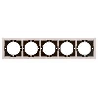 Рамка 5-местная, Stekker Мия, PFR00-3005-08, пудровый жемчуг 50490