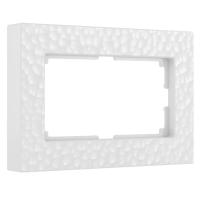 Рамка Werkel Hammer для двойной розетки белый W0082401 4690389163593