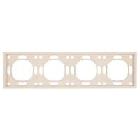 Рамка Stekker, PFR00-5004-08 4-местная Эмили, кашемир, soft touch 49913