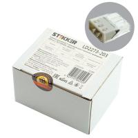 Клемма монтажная 3-проводная Stekker для 1-жильного проводника, LD2273-203 32389