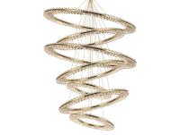 Вертикальная композиция Newport 8240 из семи плоских колец золото №244 S8240_244G