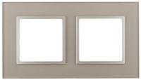 Рамка 2-постовая ЭРА Elegance 14-5102-04 Б0034491