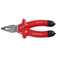 Плоскогубцы комбинированные диэлектрические Stekker, 180мм, PLE1-180-S 50502