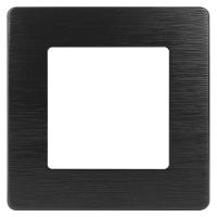 Рамка 1-постовая ЭРА 12 сатин черный 12-5101-06 Б0052504