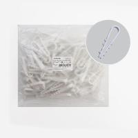 Дюбель-хомут для круглого кабеля (11-18мм), Stekker DCL00-11-18, полипропилен, белый (100шт.) 39332