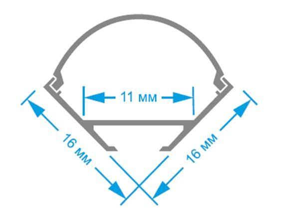 Профиль угловой накладной с рассеивателем серебро 2м. Apeyron 08-04 Профиль угловой накладной с рассеивателем серебро 2м. Apeyron 08-04