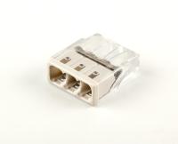 Клемма монтажная 3-проводная STEKKER  для 1-жильного проводника, LD2273-203 (5 штук в упаковке)