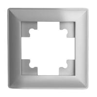 Рамка 1-постовая Stekker Катрин серебро PFR00-7001-03 39797