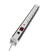 Сетевой фильтр 6-местный с/з Stekker 3x1мм2, 5 м, 250В, 16А Techno, HM22-61-05, белый 50152